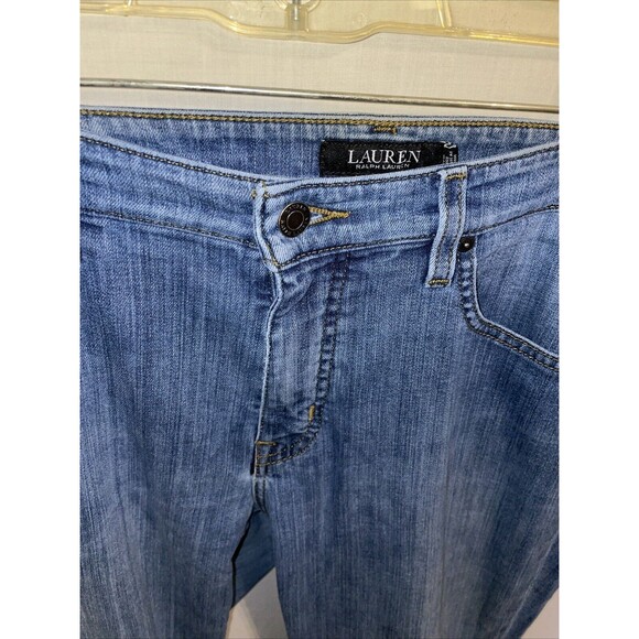 Lauren Ralph Lauren Black Label Women’s Straight Jeans Size 12 Blue Streetwear - Picture 3 of 12